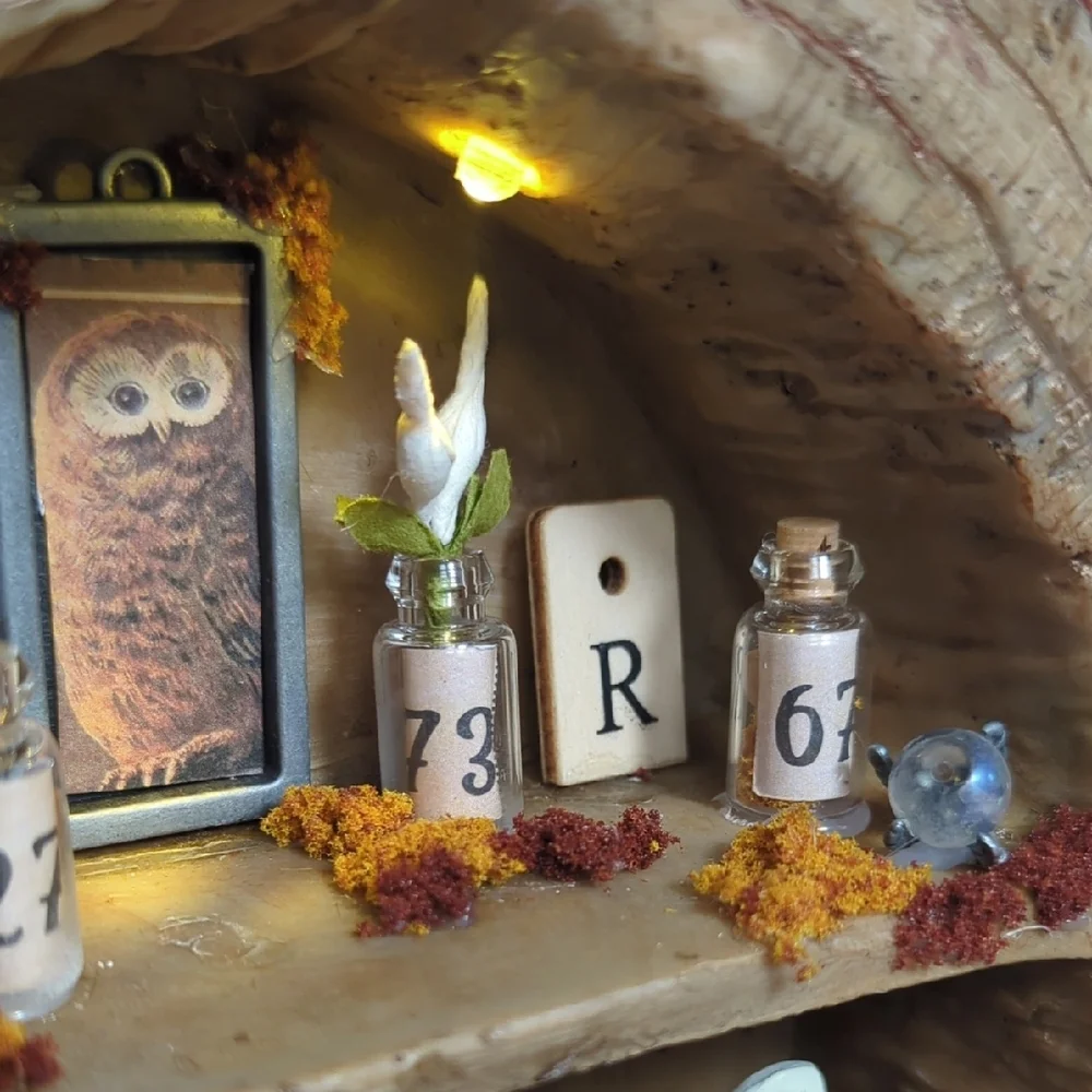 Rustic Tree Magical Fairy Trinket‎ Shelf Night Light Magical Mystical Enchanted